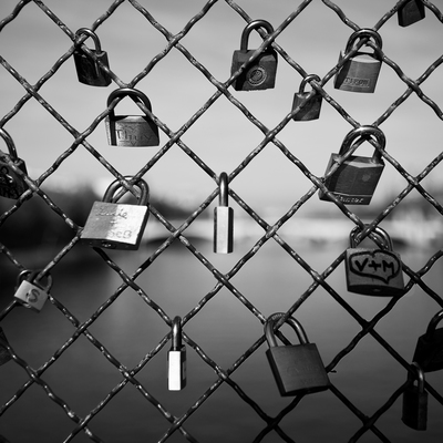 Locks on a fencelol