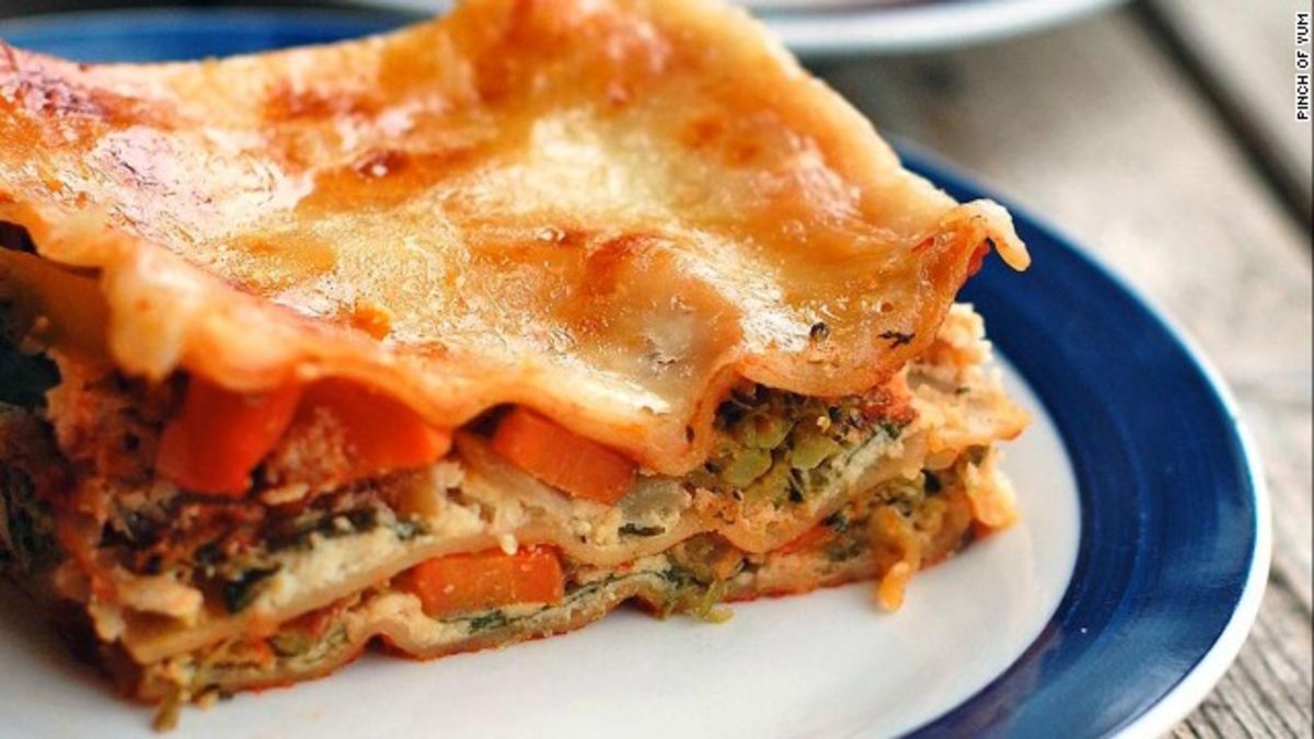 Delicious looking lasagna